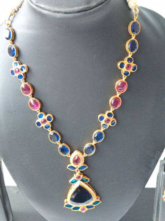 Multicolor Gauri Heritage Jewellery Set