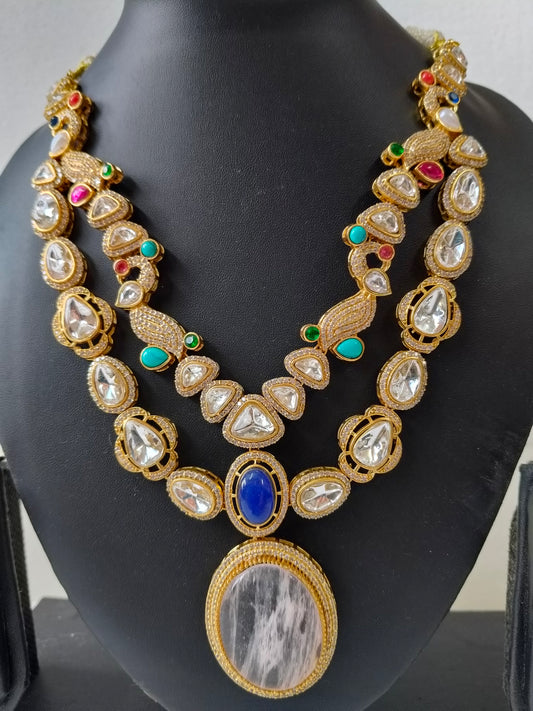 Multicolor Sreelekha Heritage Jewellery Set