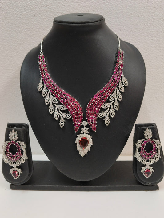 Ruby Red Flamingo Victorian Jewellery