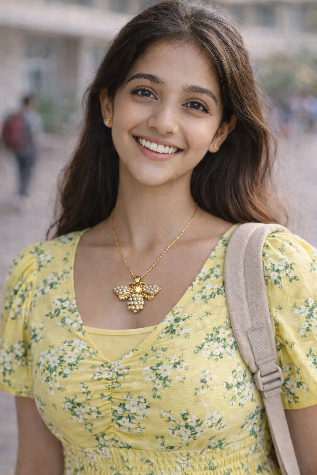 Golden Titli Western Chain Pendant