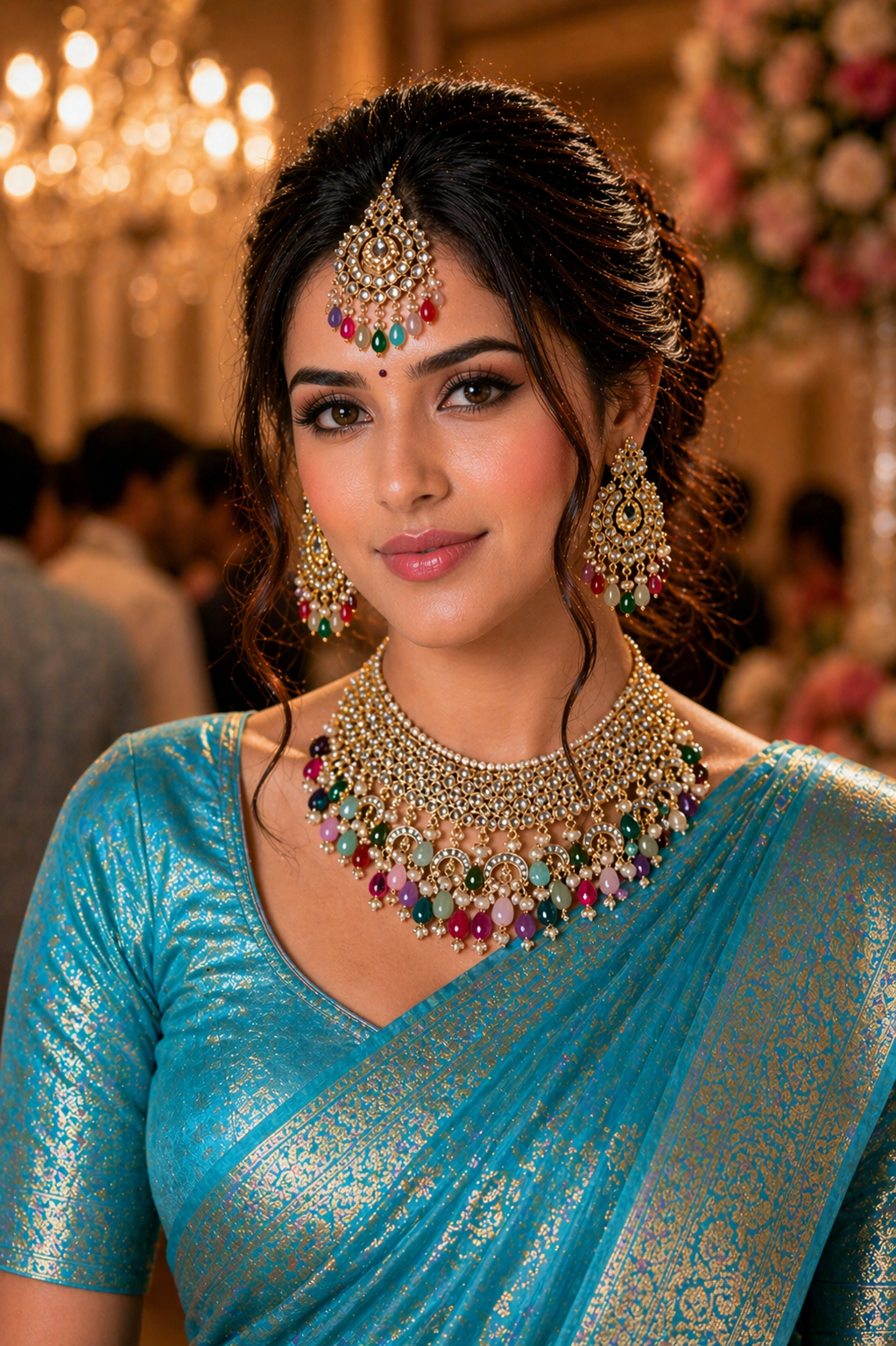 Multicolor Maharani Bridal Jewellery Set