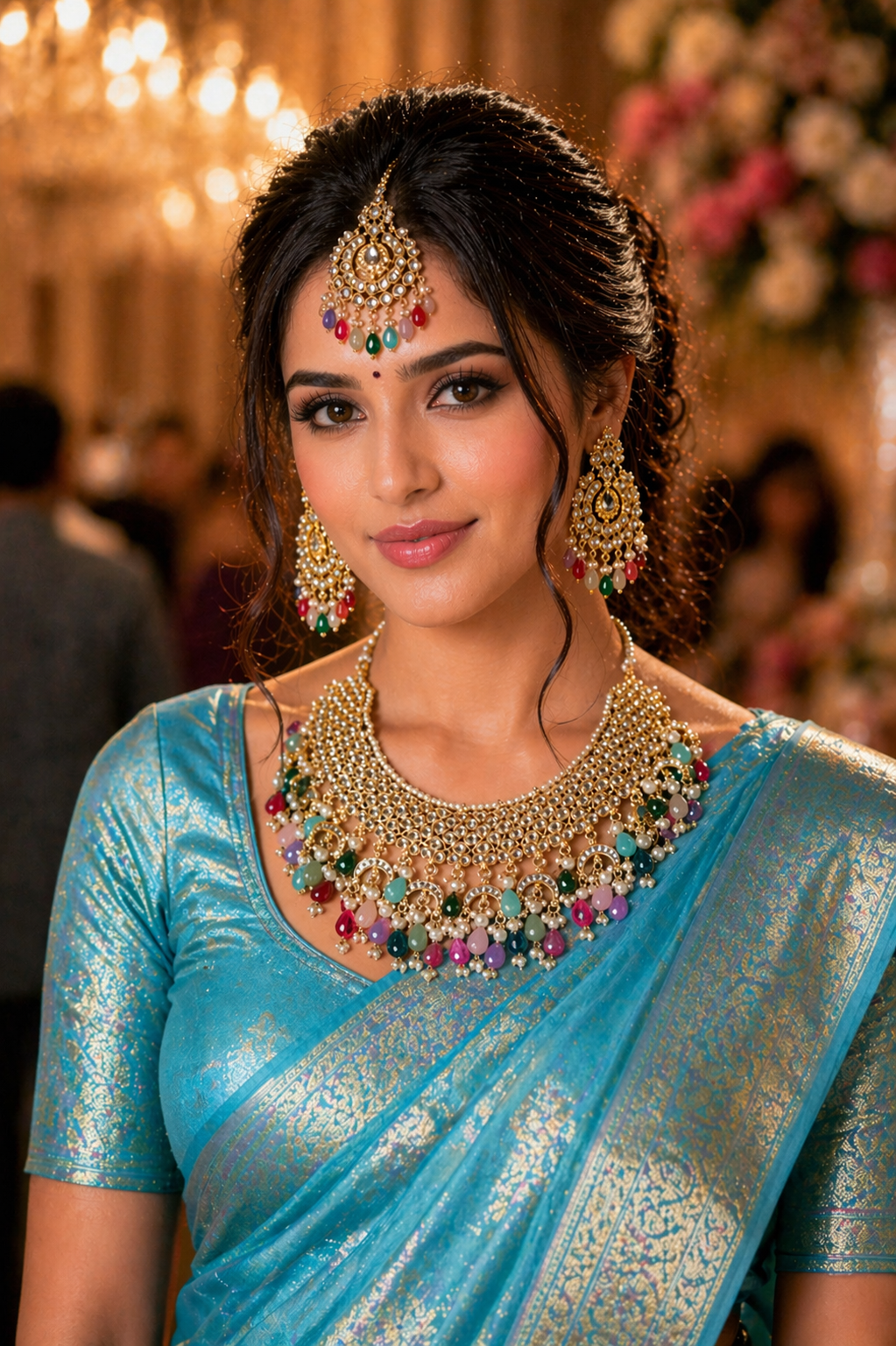 Multicolor Maharani Bridal Jewellery Set