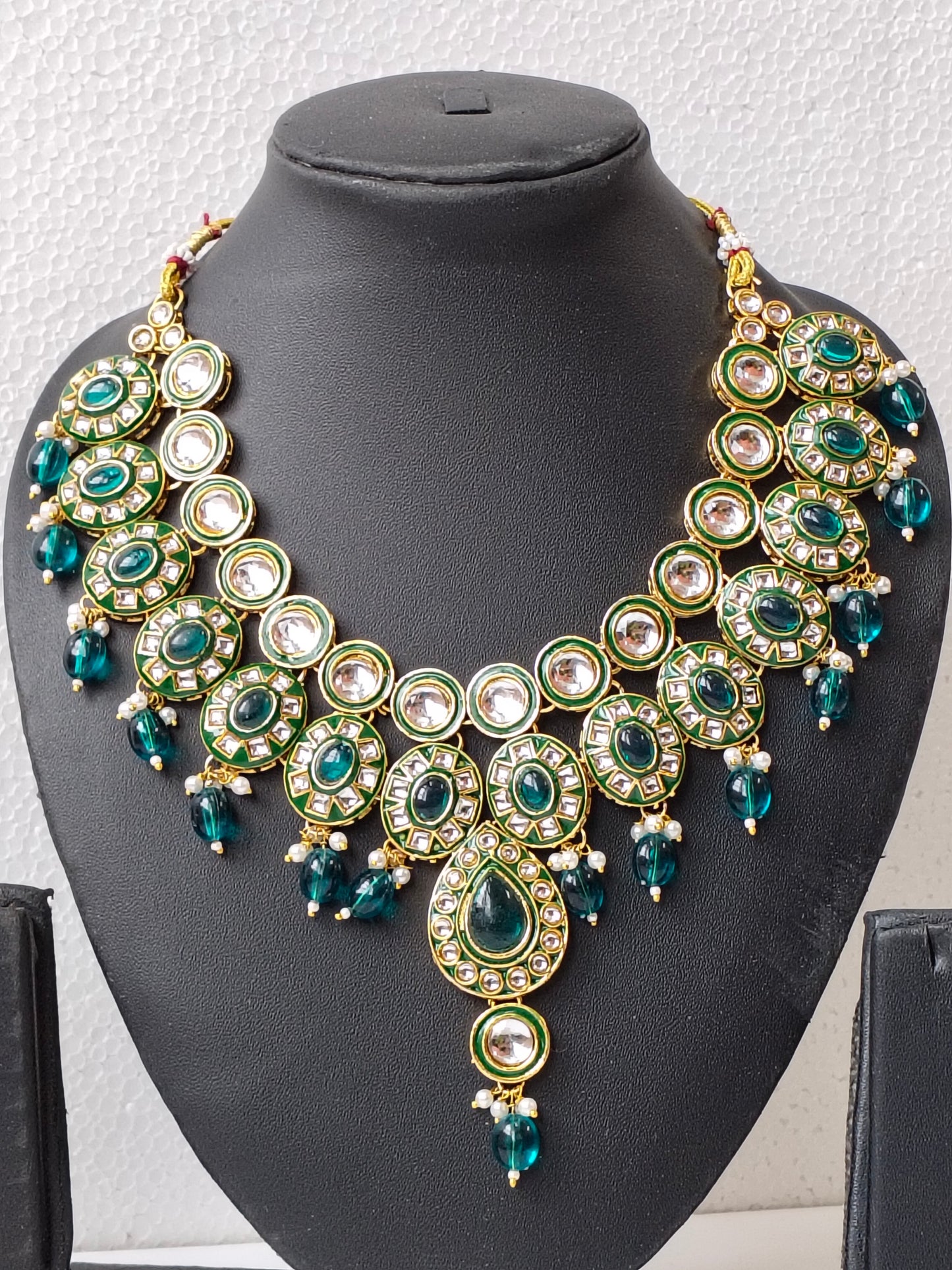 Coral Blue Sunayana Bridal Jewellery Set