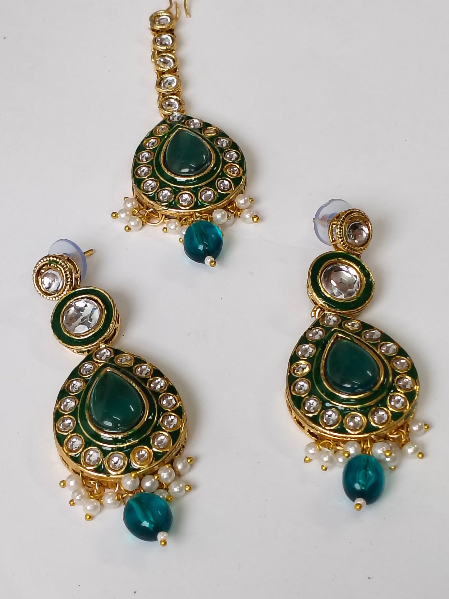 Coral Blue Sunayana Bridal Jewellery Set