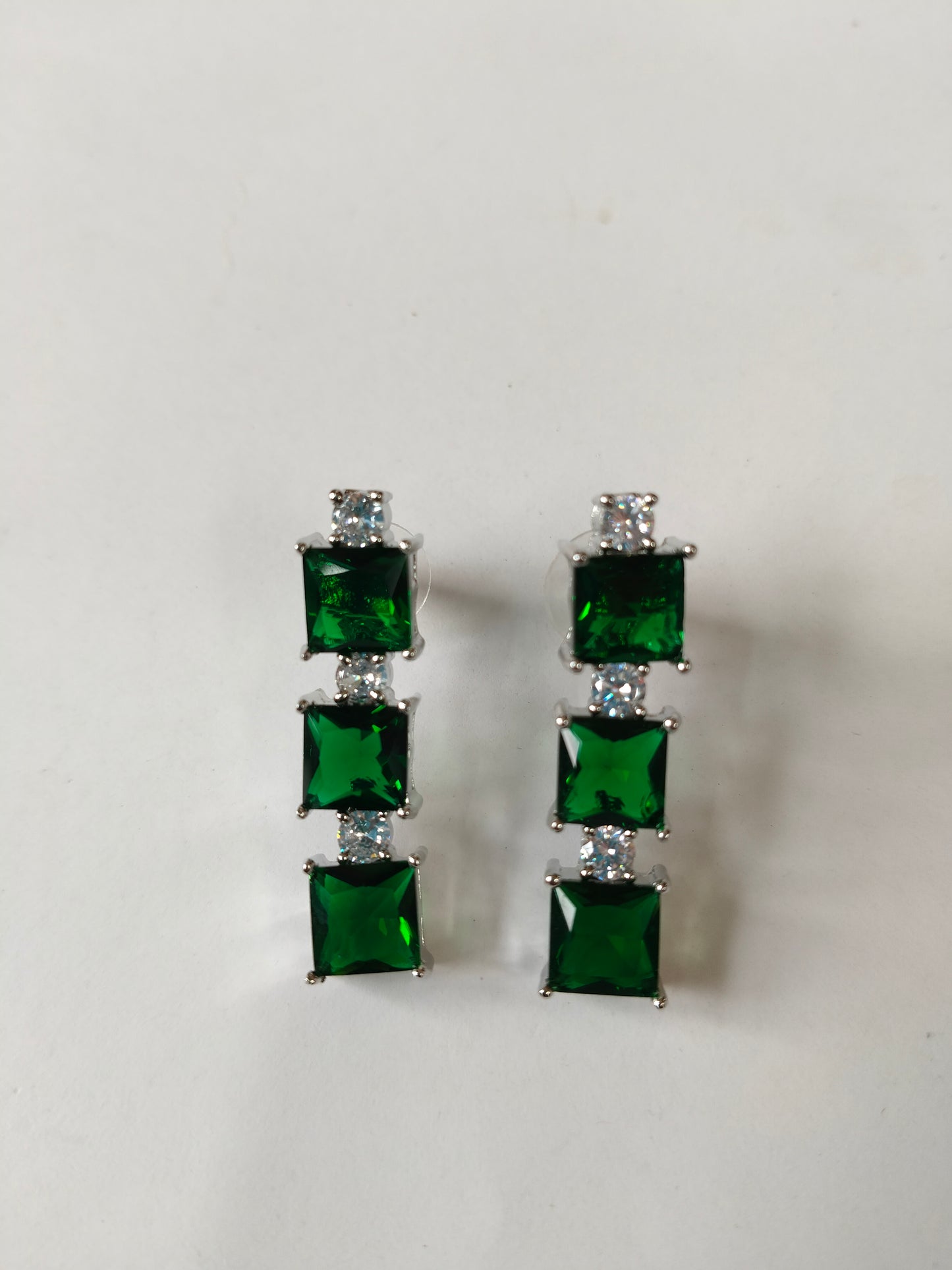Emerald Green Kuhu Zirconia Jewellery Set