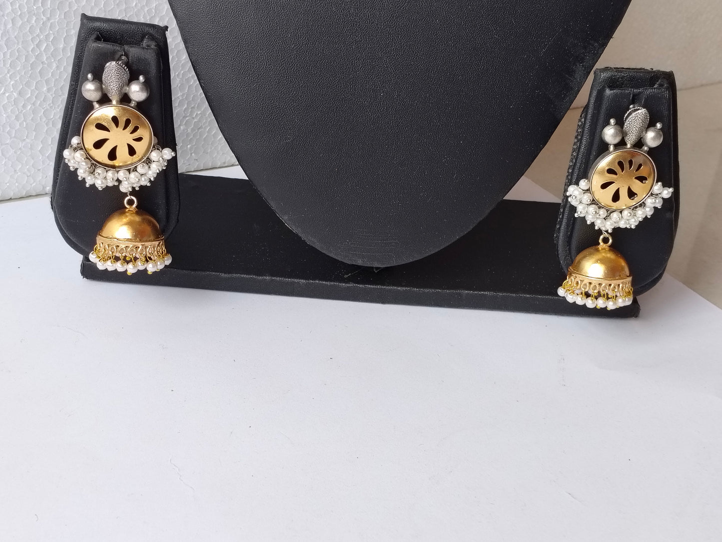 Golden Phul Jhumkis