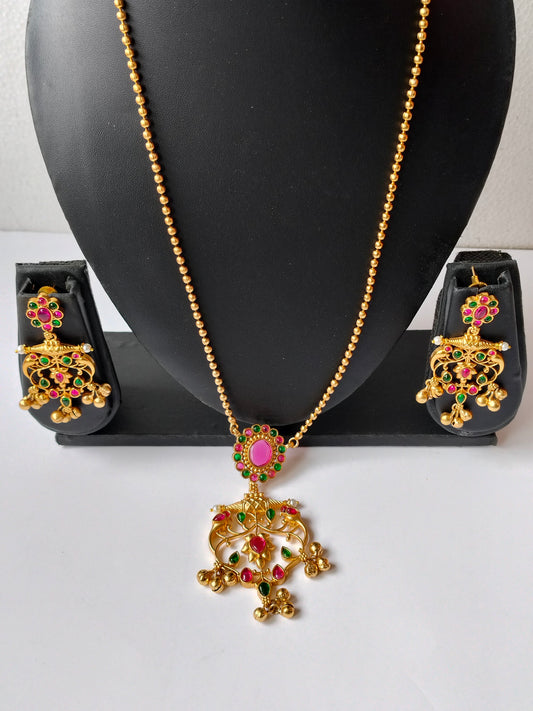 Golden Suparna Heritage Jewellery Set