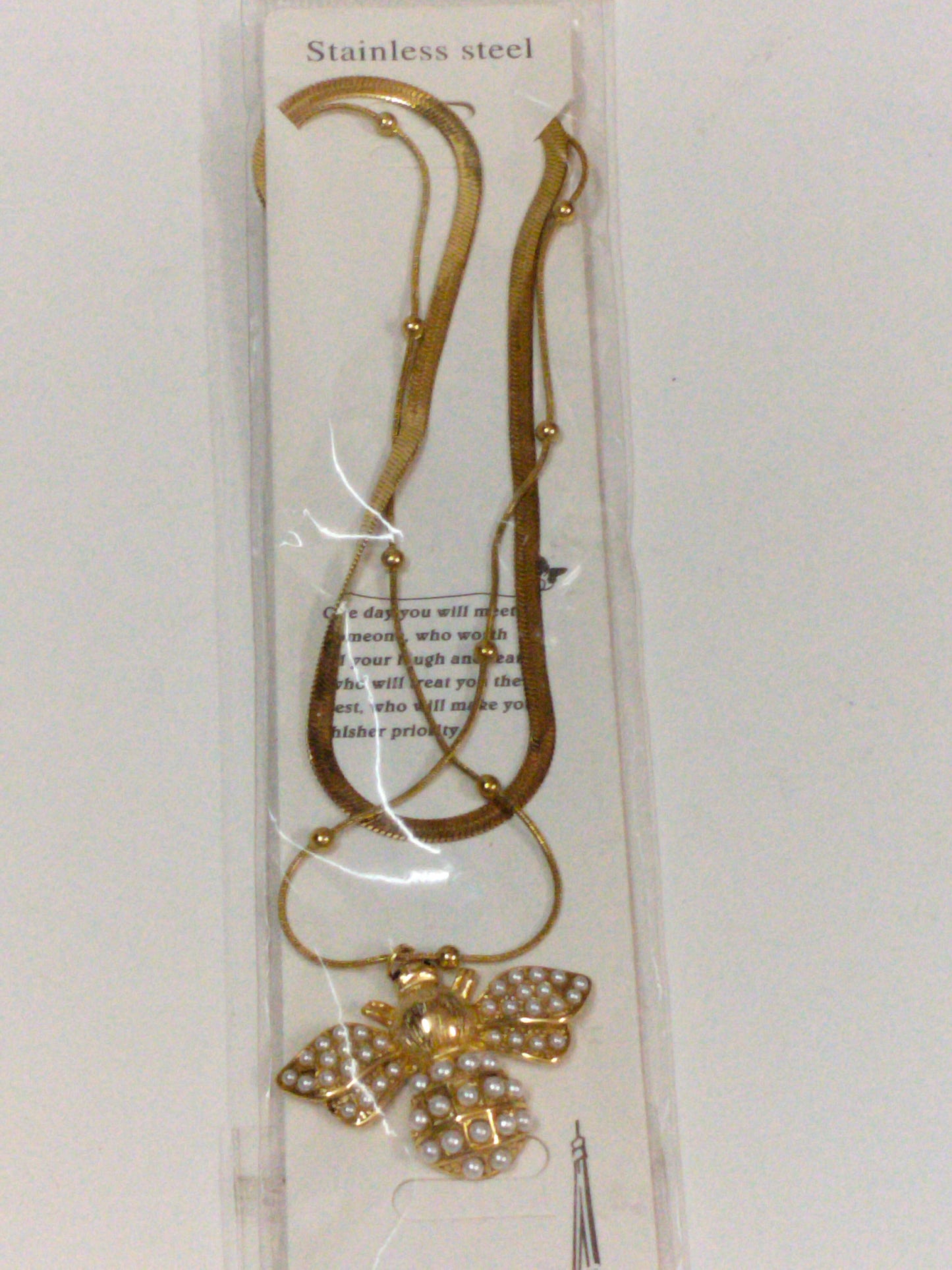 Golden Titli Western Chain Pendant