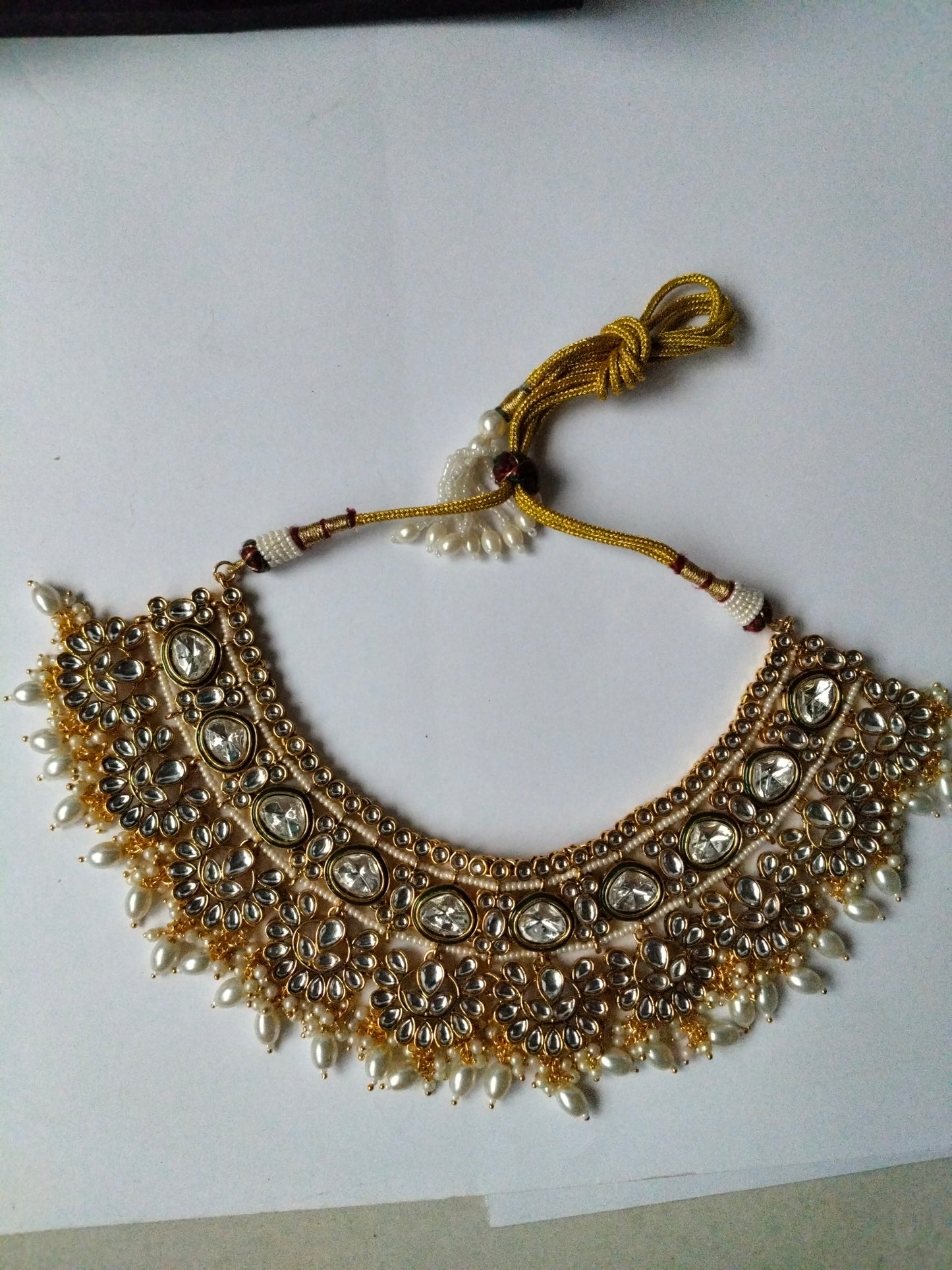 Ivory Shweta Kundan Jewellery Set