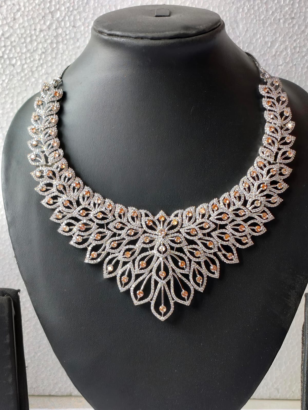Lime Yellow Jasmine Victorian Jewellery Set