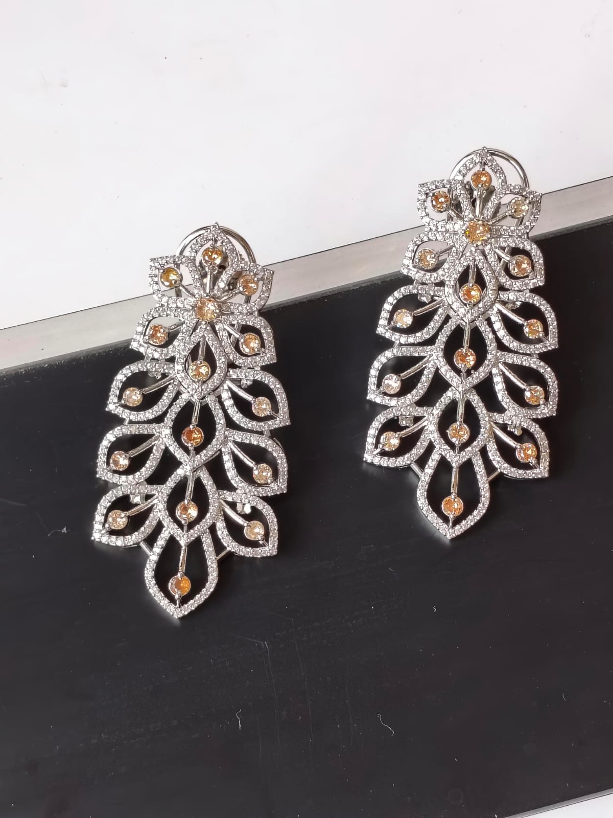 Lime Yellow Jasmine Victorian Jewellery Set