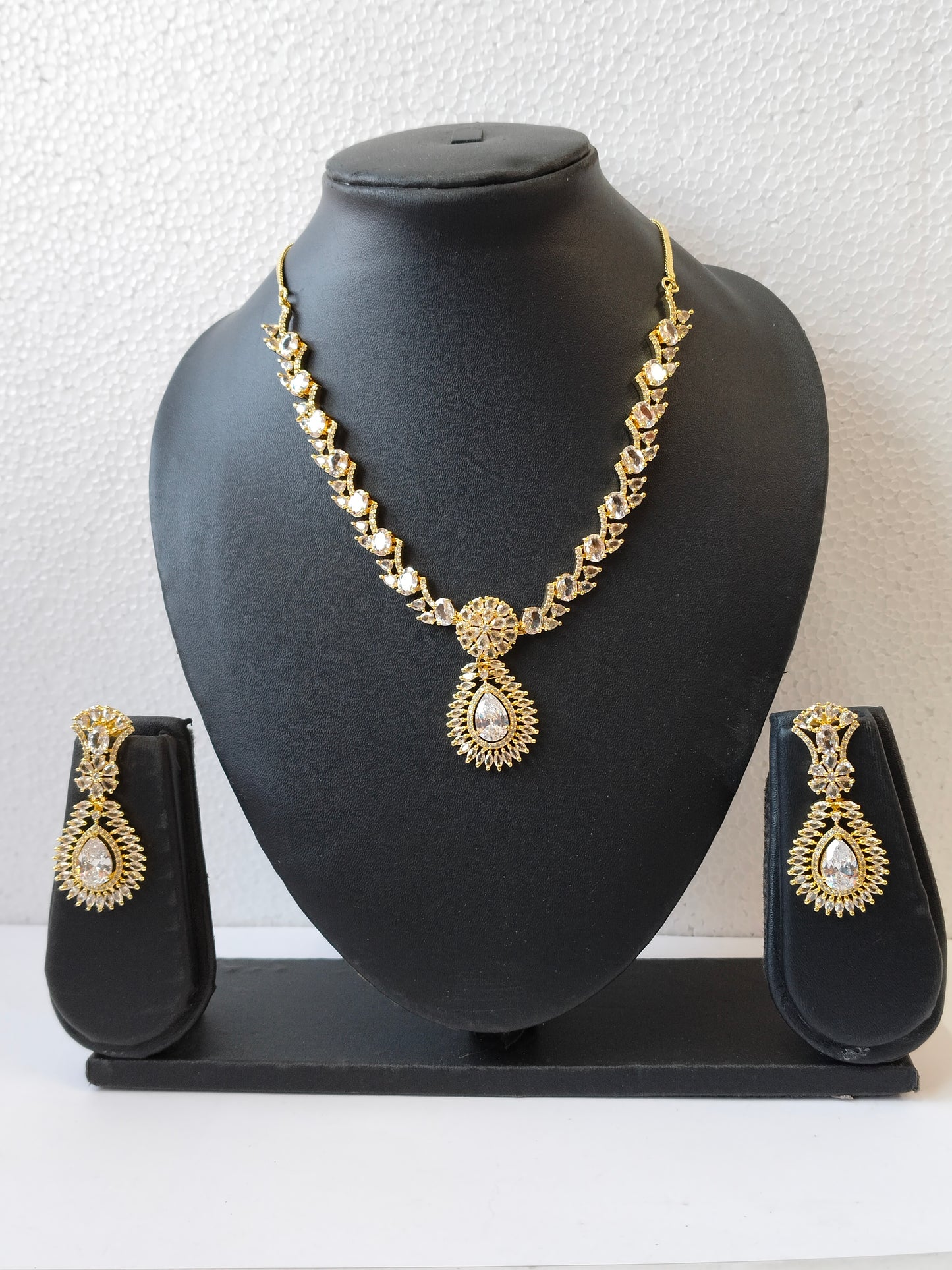 Lime Yellow Sophia Zirconia Jewellery Set