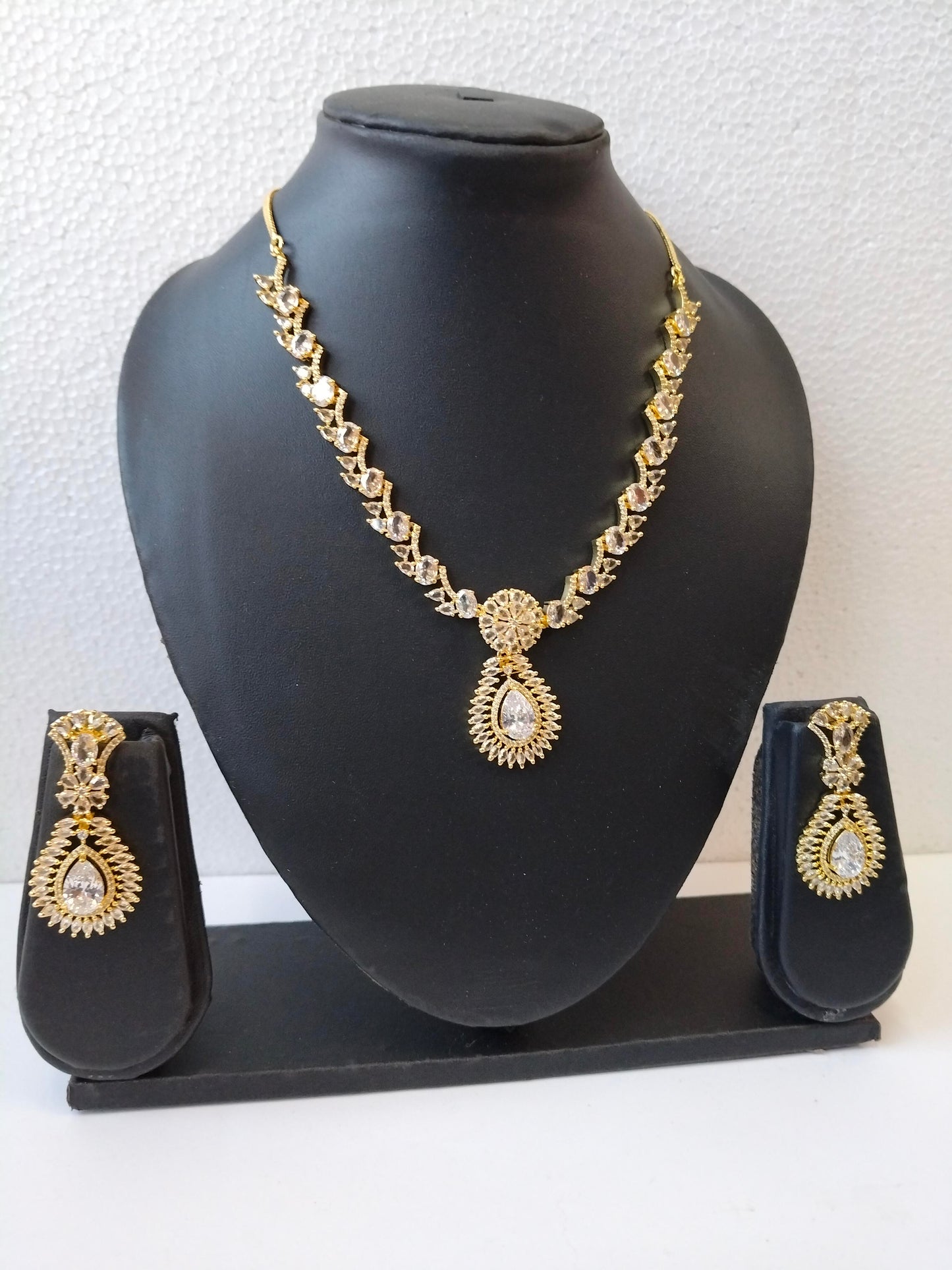 Lime Yellow Sophia Zirconia Jewellery Set