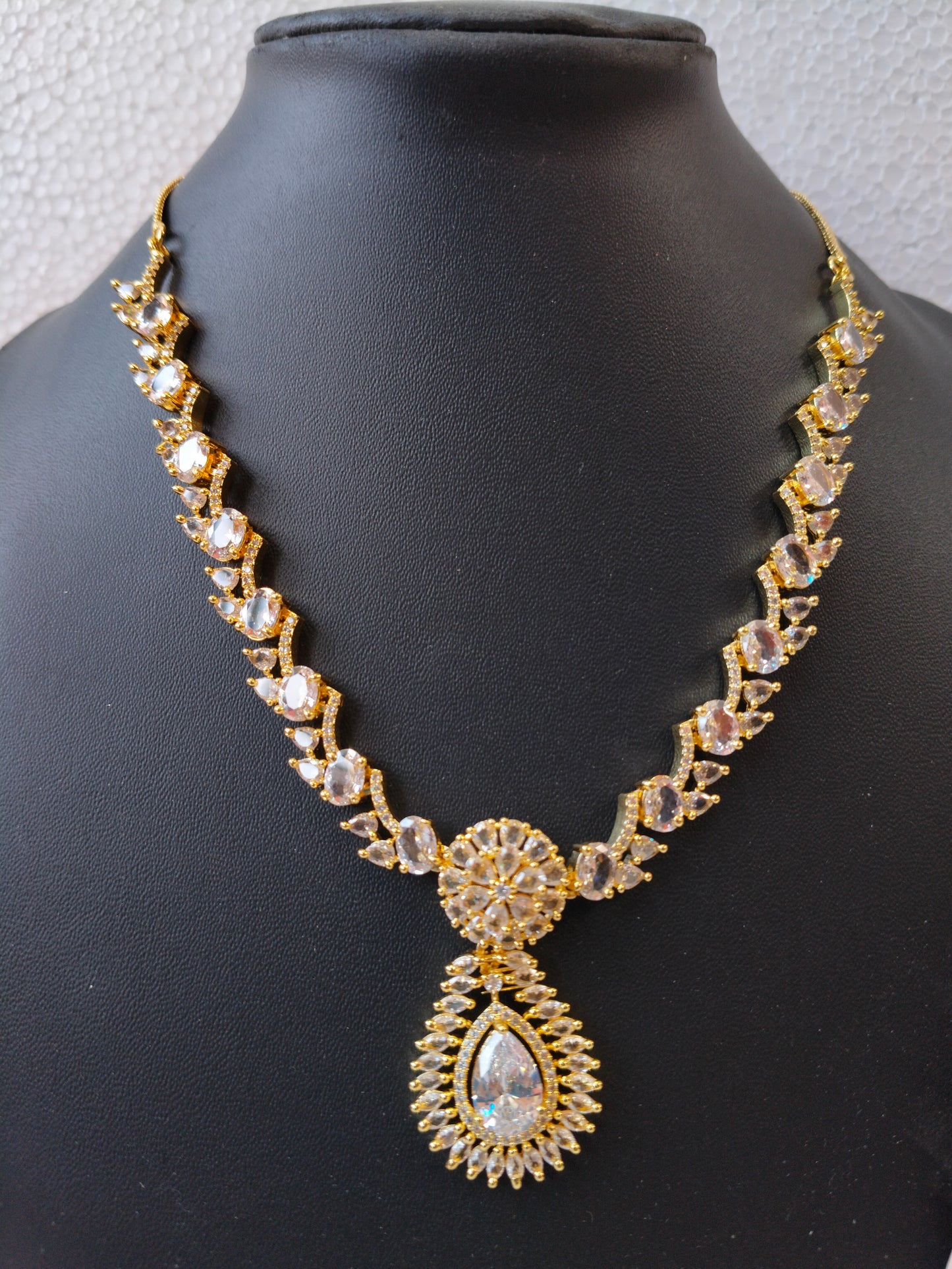 Lime Yellow Sophia Zirconia Jewellery Set