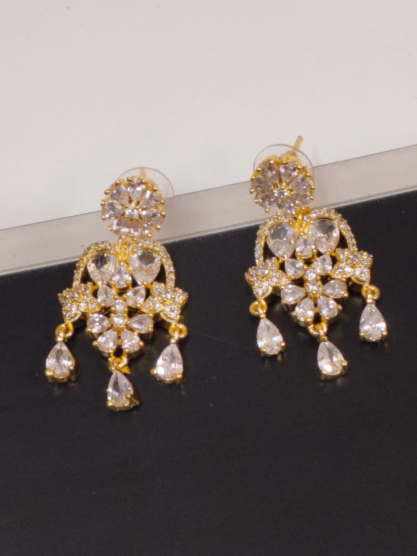 Lime Yellow Tulip Victorian Jewellery Set