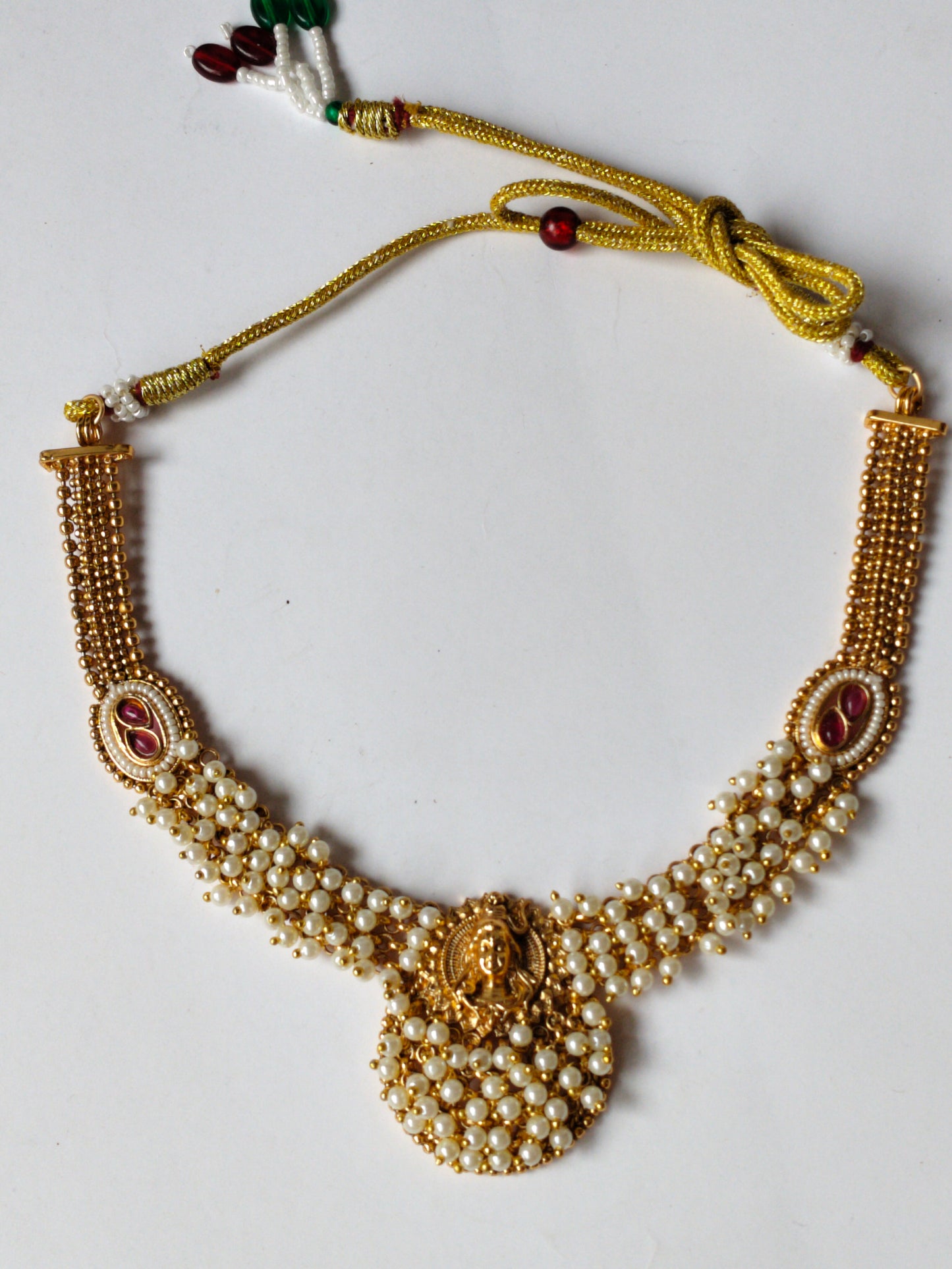 Moti Shiva Temple Jewellery Set