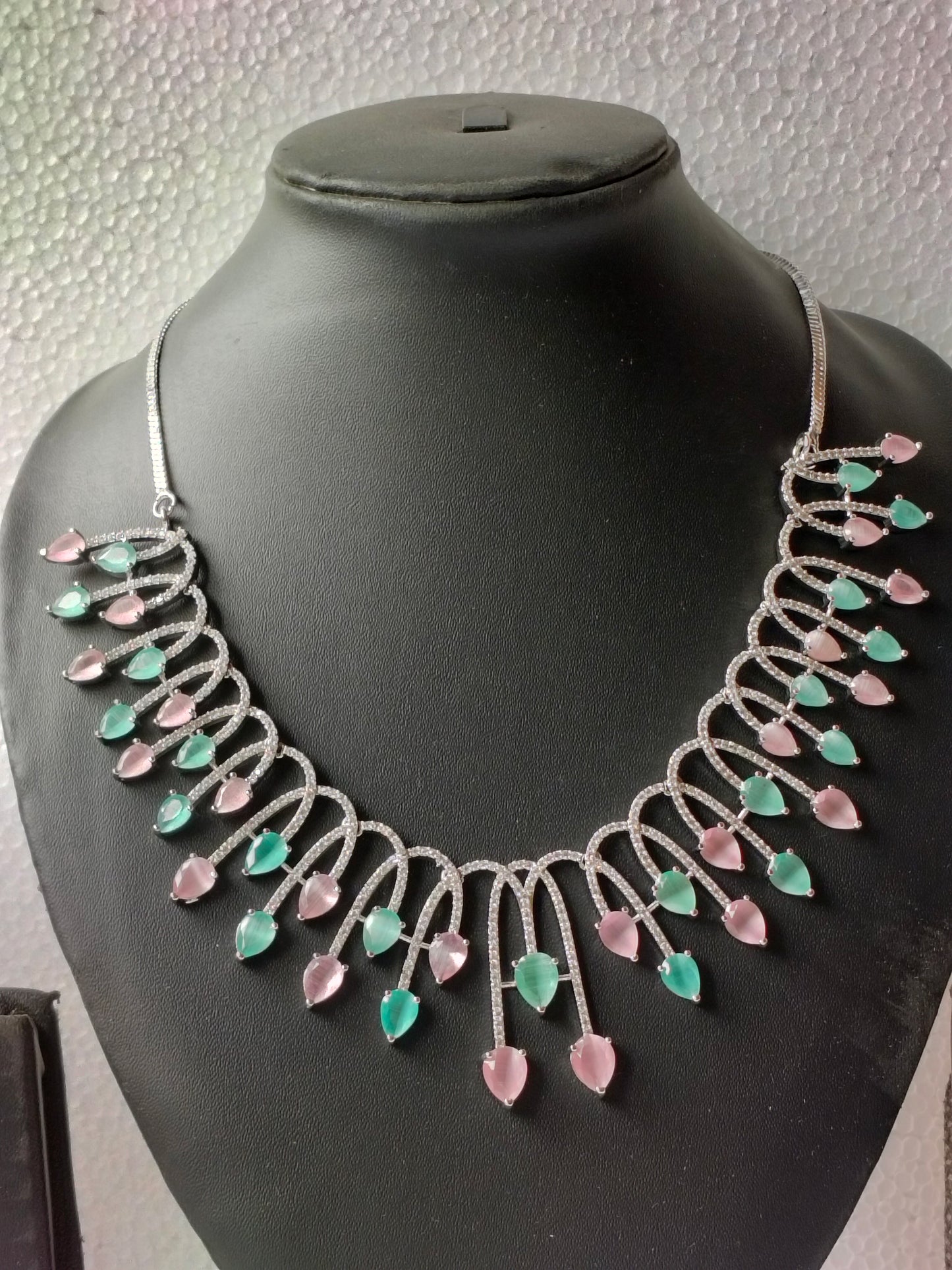 Multicolor Diana Victorian Jewellery Set