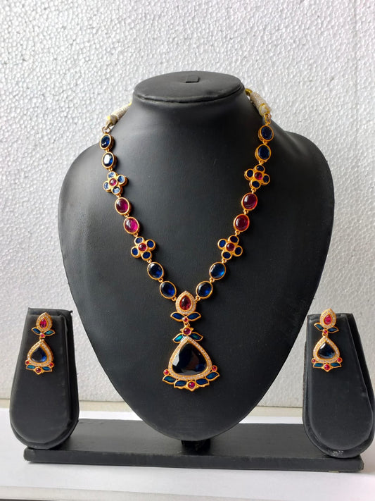Multicolor Gauri Heritage Jewellery Set
