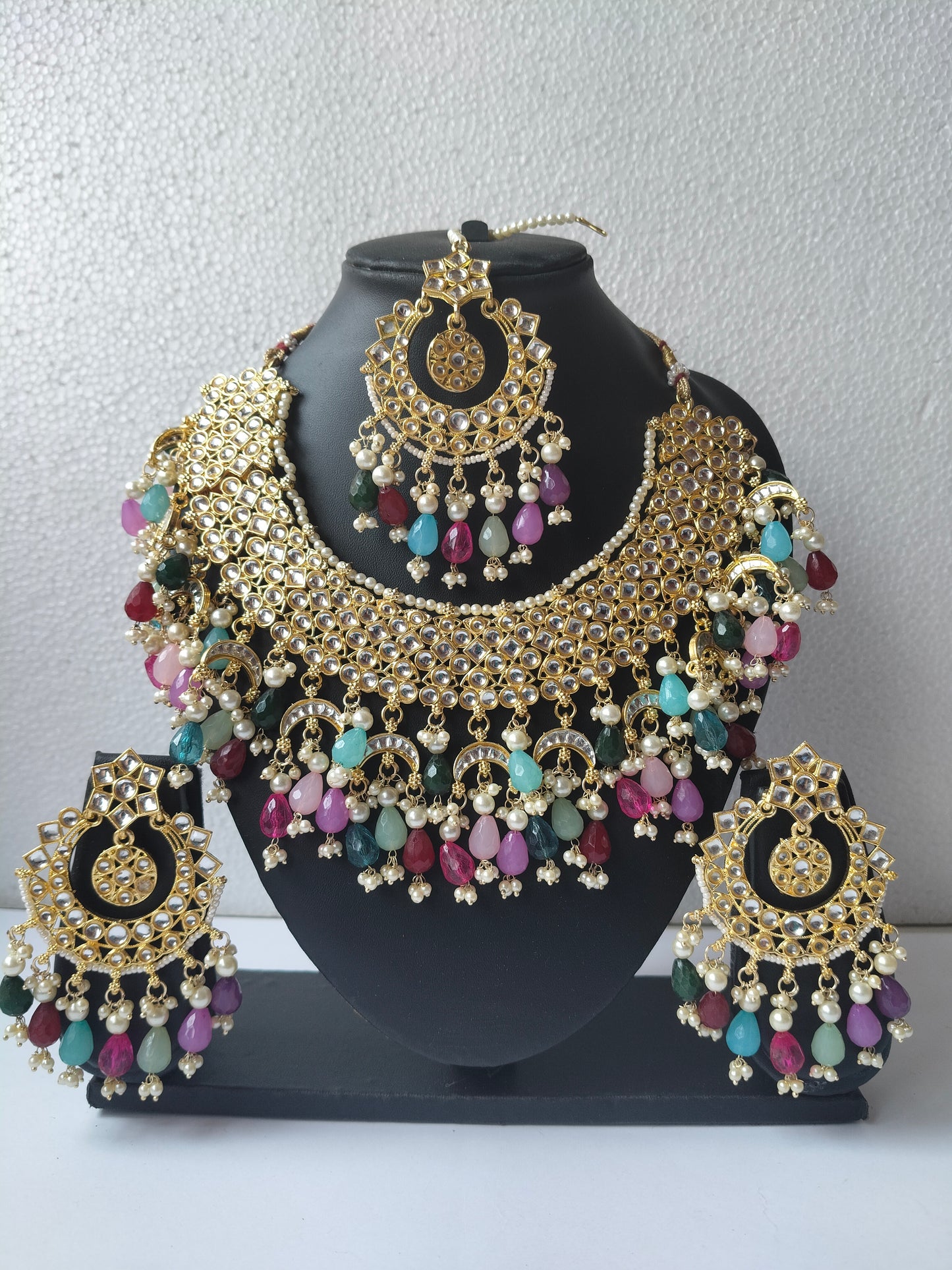 Multicolor Maharani Bridal Jewellery Set