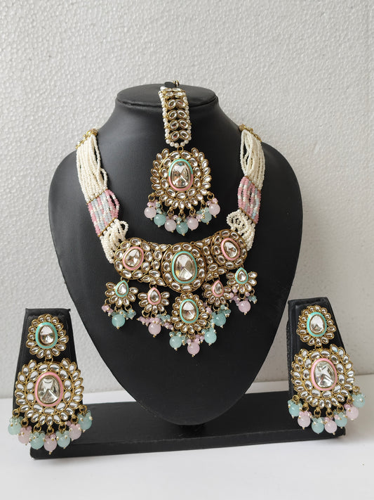 Multicolor Suhasini Bridal Jewellery Set