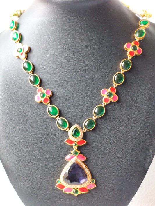 Multicolor Gauravi Heritage Jewellery Set