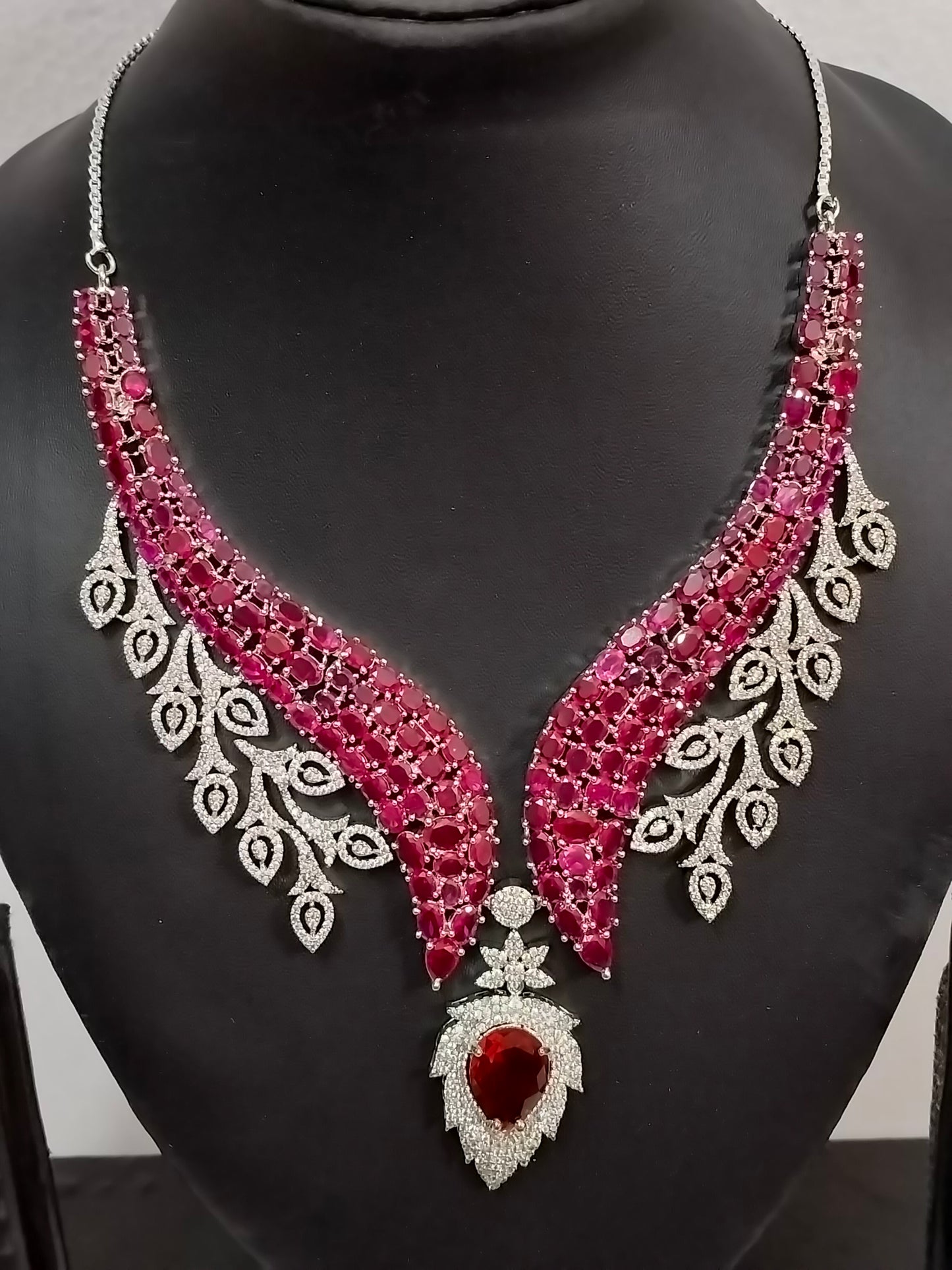 Ruby Red Flamingo Victorian Jewellery