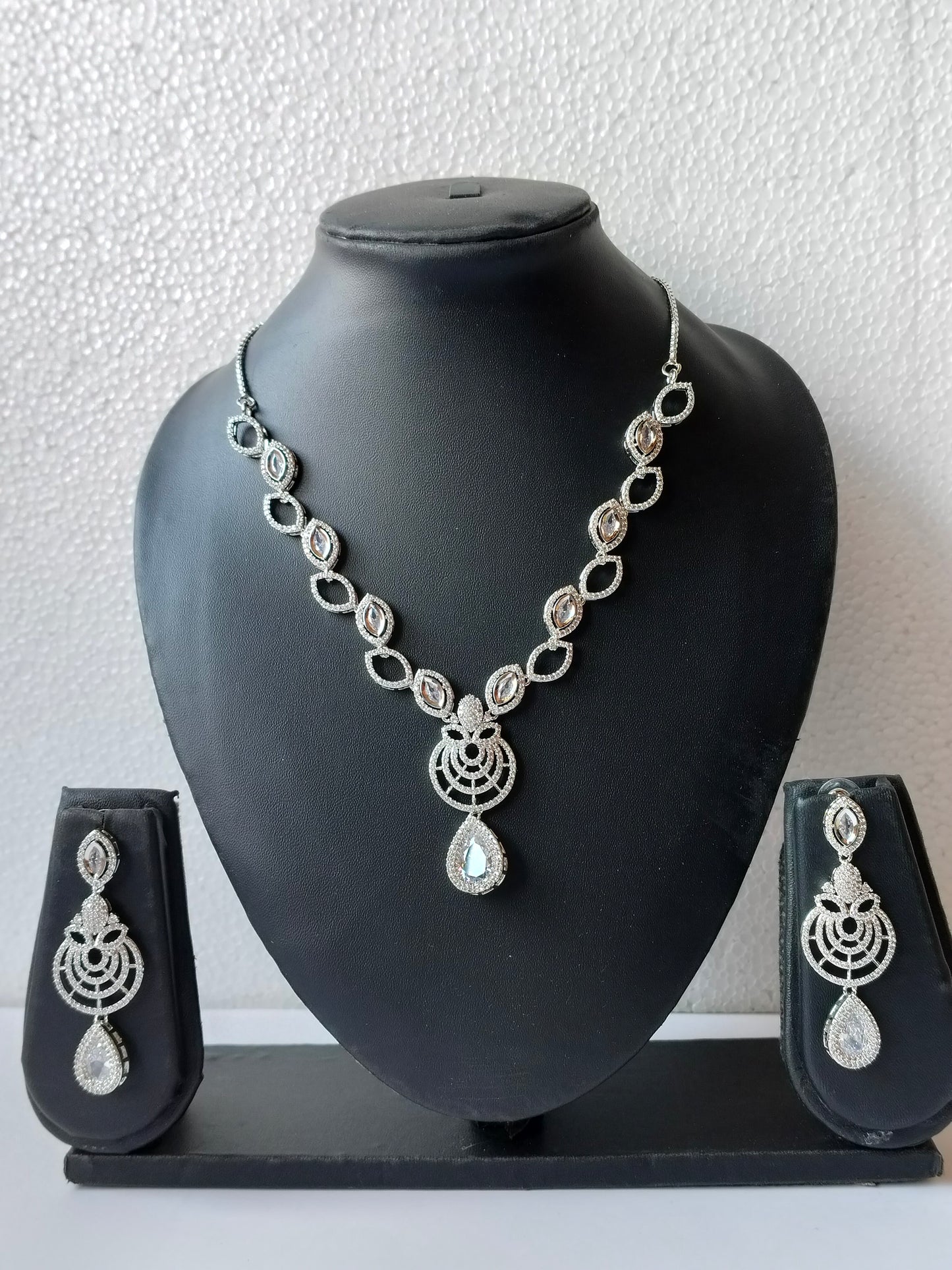 Silver Eva Victorian Jewellery Set