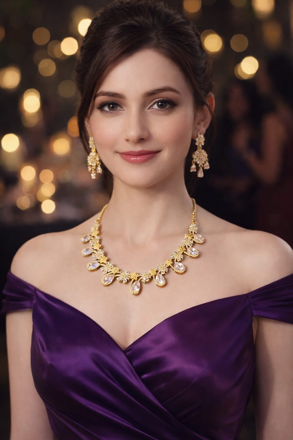 Lime Yellow Tulip Victorian Jewellery Set
