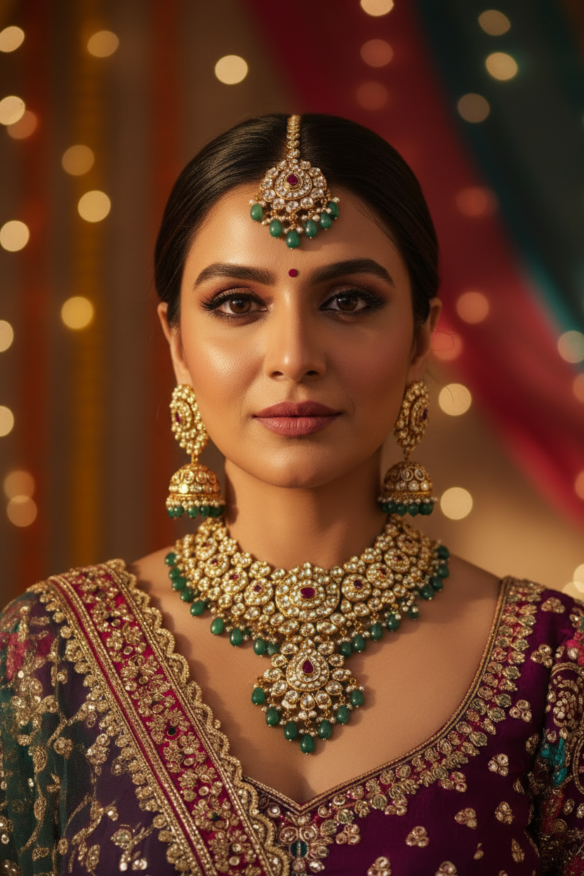 Close-up Portrait with Hasli Jewellery Focus